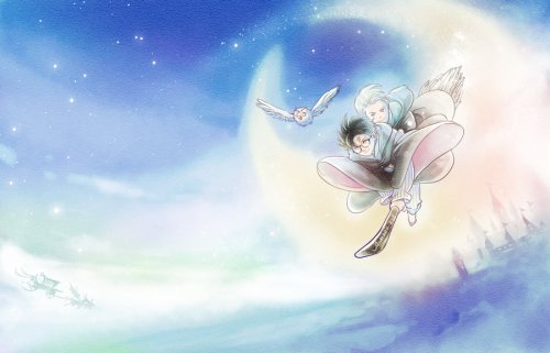 flying_under_the_moon_by_woshibbdou-d3ao37j