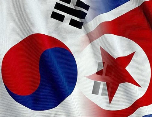 Two Korean Flags