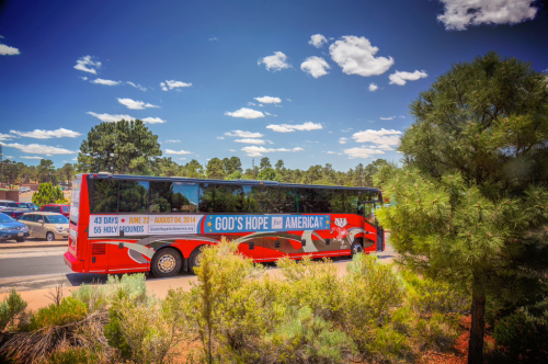 Bus at Grand Canyon
