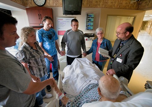 Chaplain Frank Woggon, University of Louisville Hospital.