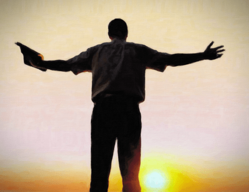 Silohuette of Preacher